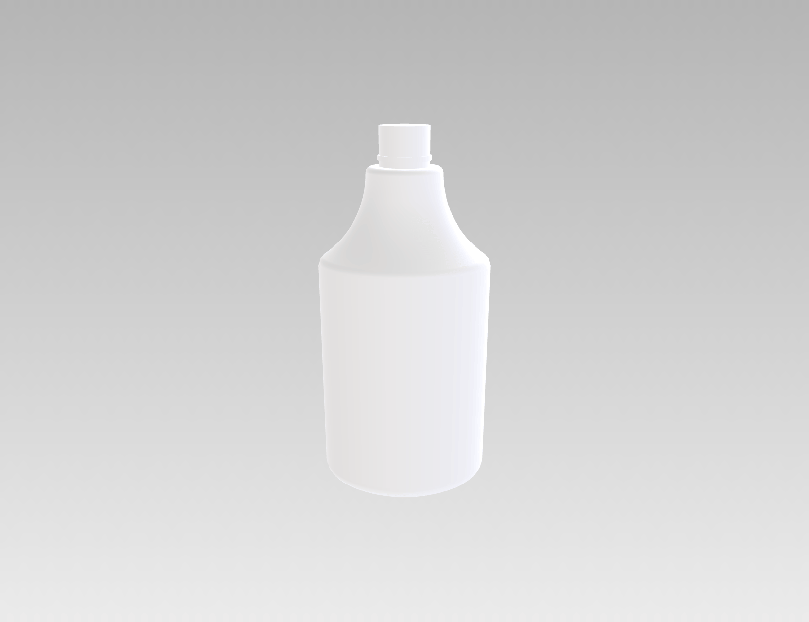 化妆品塑料瓶 828mL（锥颈瓶身）