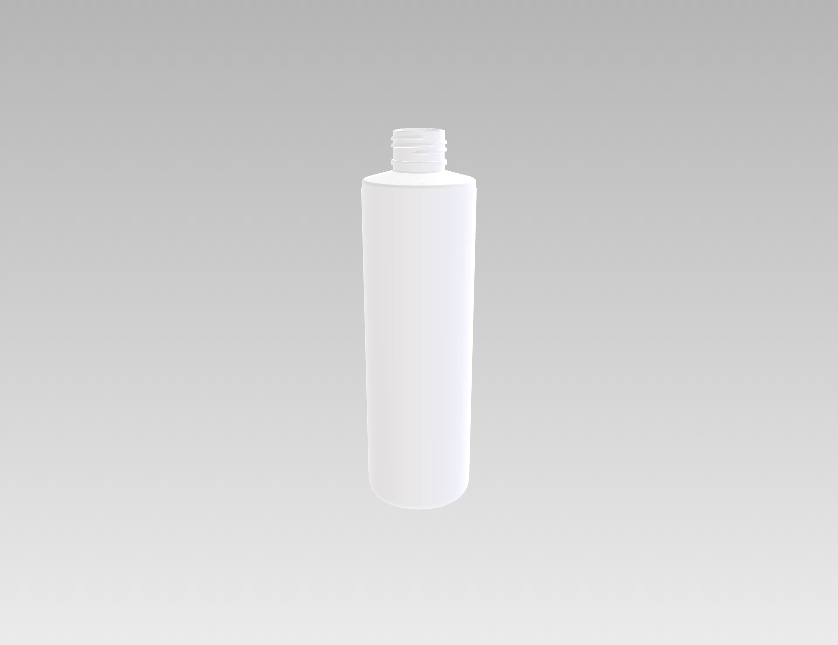 化妆品塑料瓶 268mL（白色圆柱瓶身）