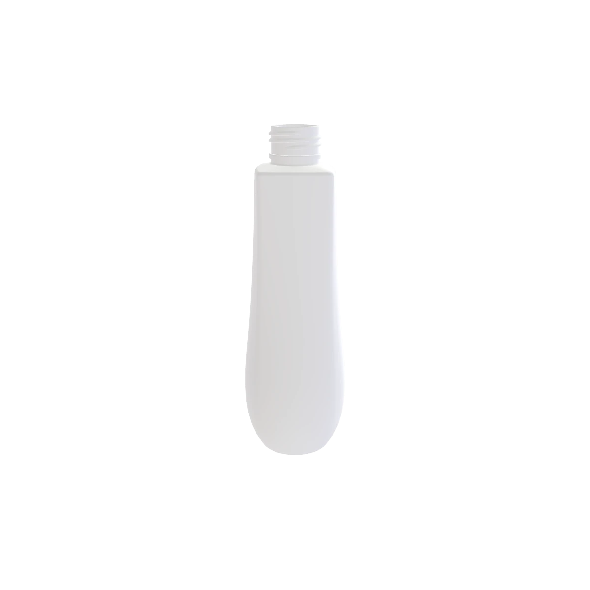 化妆品塑料瓶 210mL（方瓶上半水滴形瓶身）