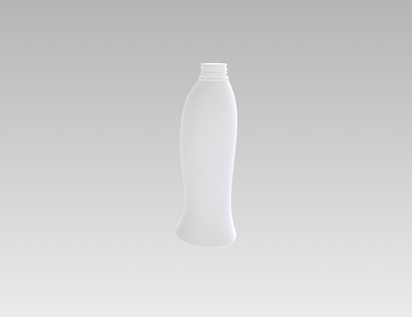 化妆品塑料瓶 558mL（曲线瓶身）