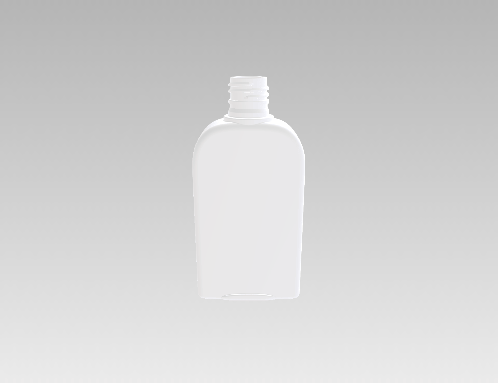 化妆品塑料瓶 118mL（扁形瓶身）