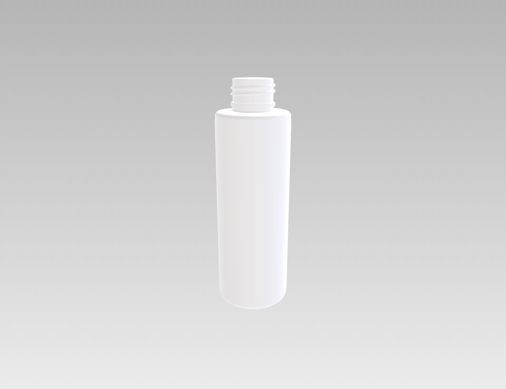 化妆品塑料瓶 134mL（圆柱形瓶身）