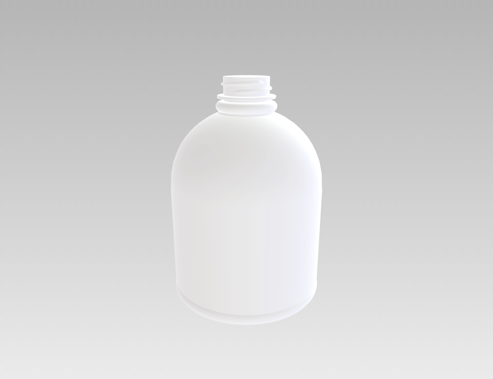 化妆品塑料瓶 531mL（圆肩瓶身）