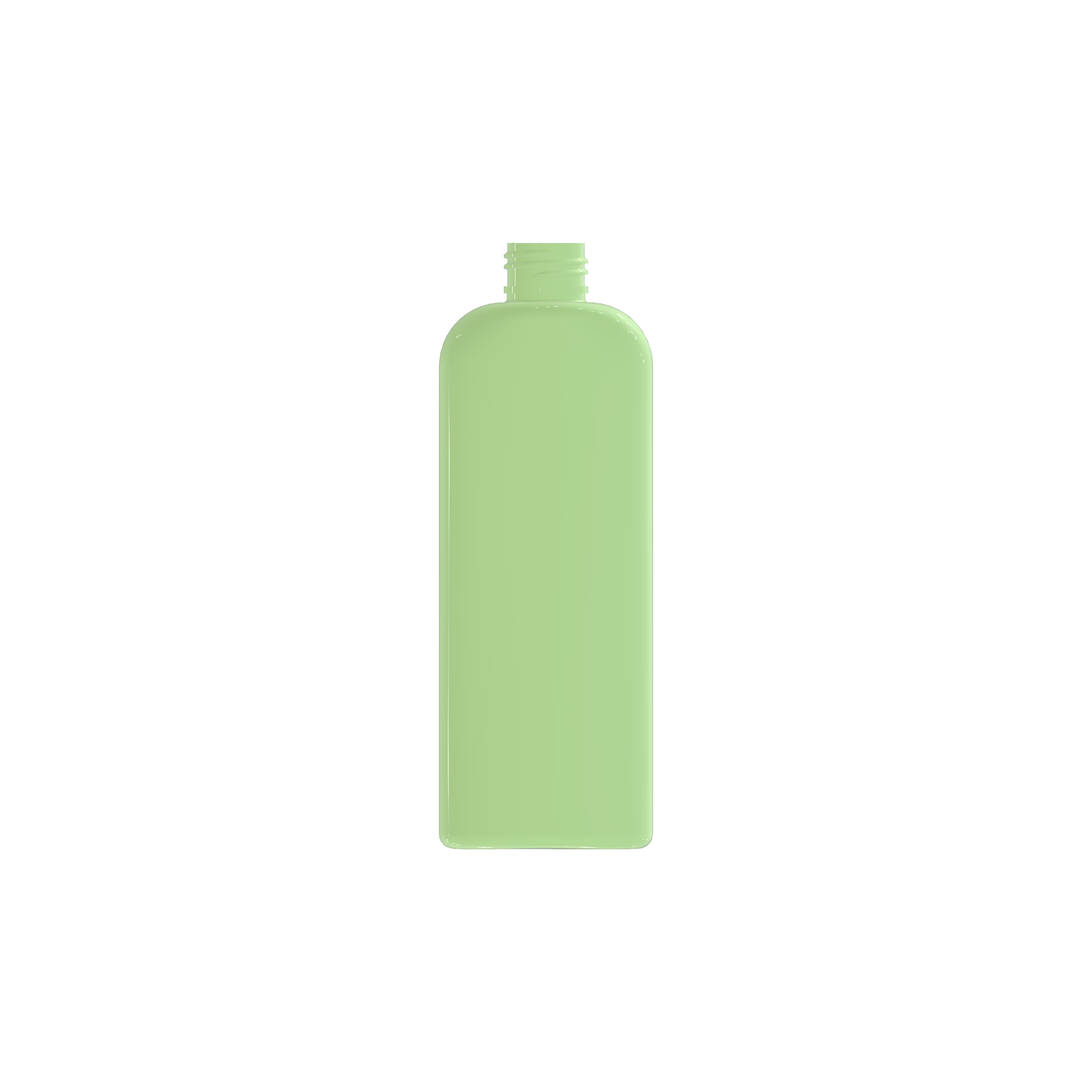 化妆品包装塑料瓶 240mL 24/410（圆角方形瓶身）