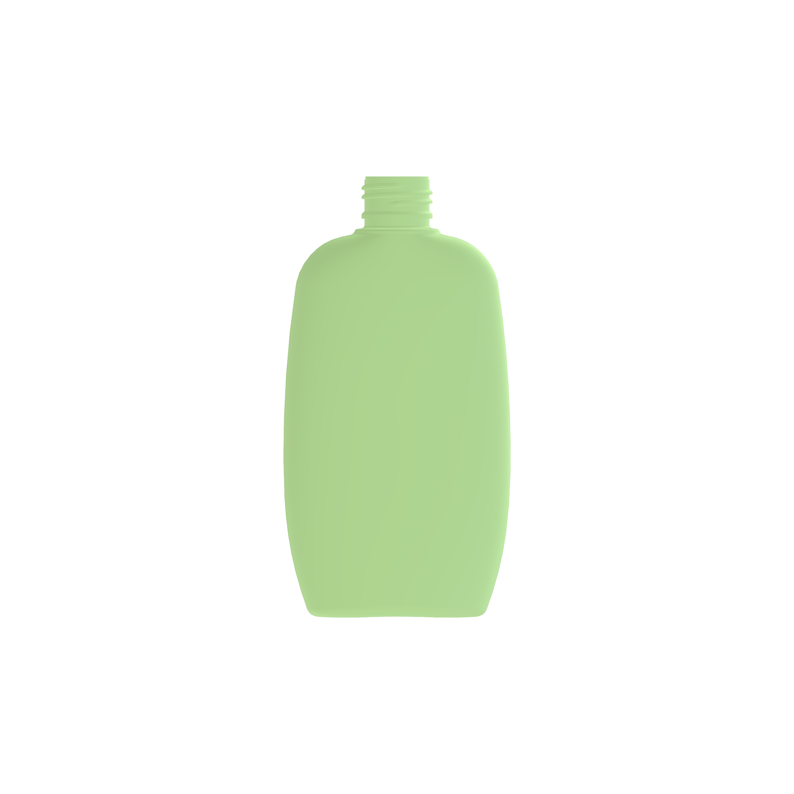 化妆品塑料瓶 222.1mL（扁形瓶身）