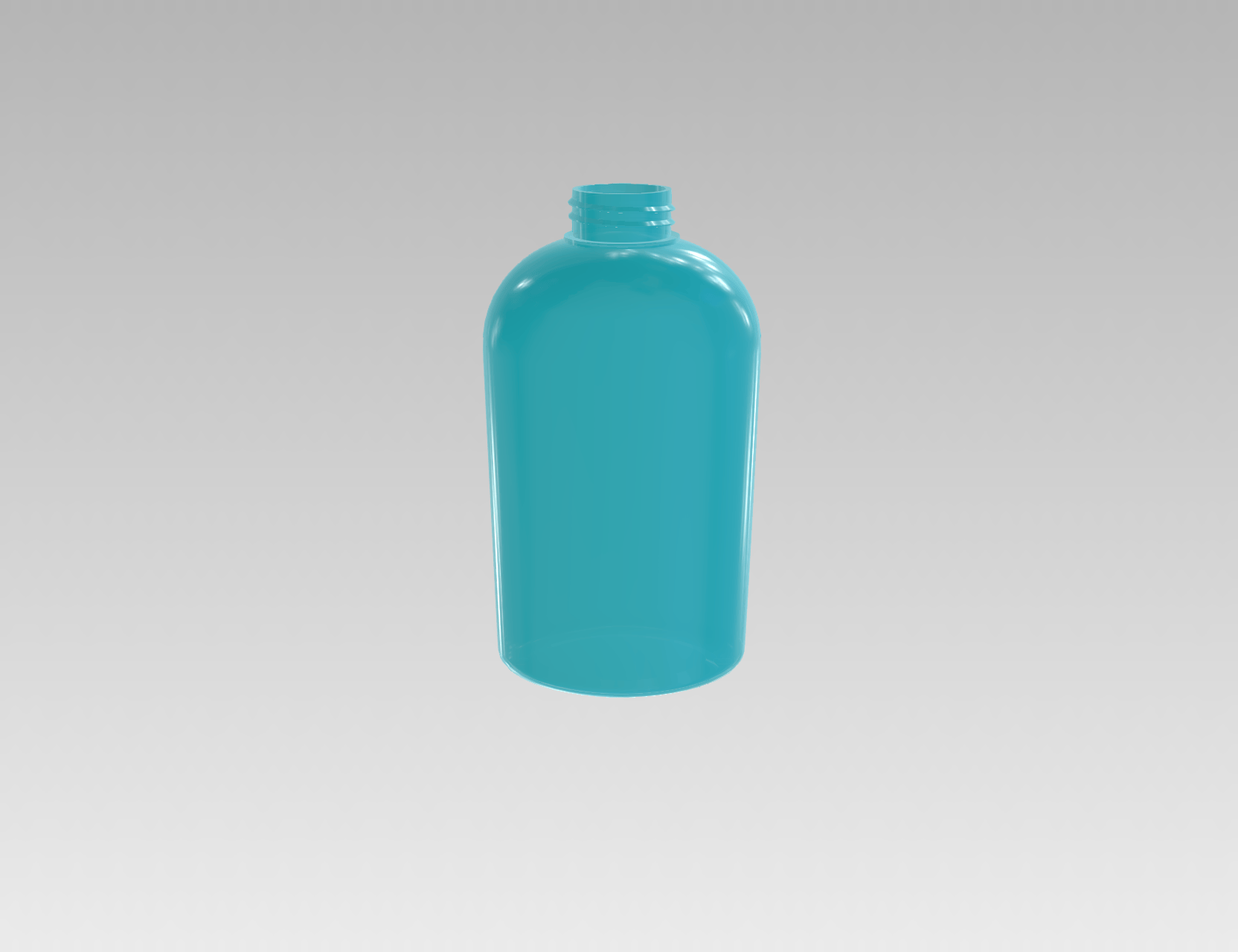 化妆品塑料瓶 492mL（Boston Round瓶身）